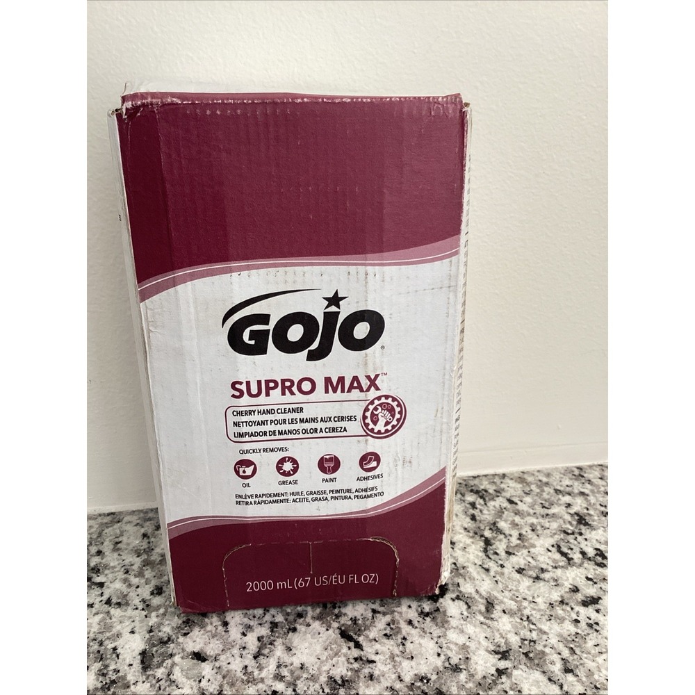Gojo Supro Max Cherry Lotion Hand Cleaner 1 Pack 2000 ml Refill New Sold As Is